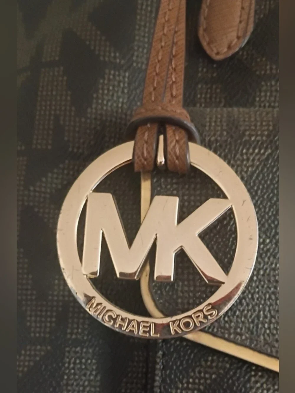 Michael Kors Jet Set Monogram Tote & Wallet Set + OEM Gift Box & Bag